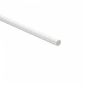 Papírová Rovná Brčka Bílý Balené Kraft Ø6mm 21cm (6000 Kousky)