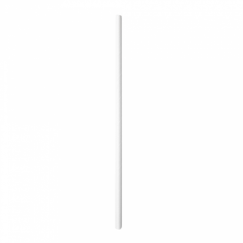 Papírová Rovná Brčka Bílý Balené Bílý Ø6mm 21cm (250 Kousky)