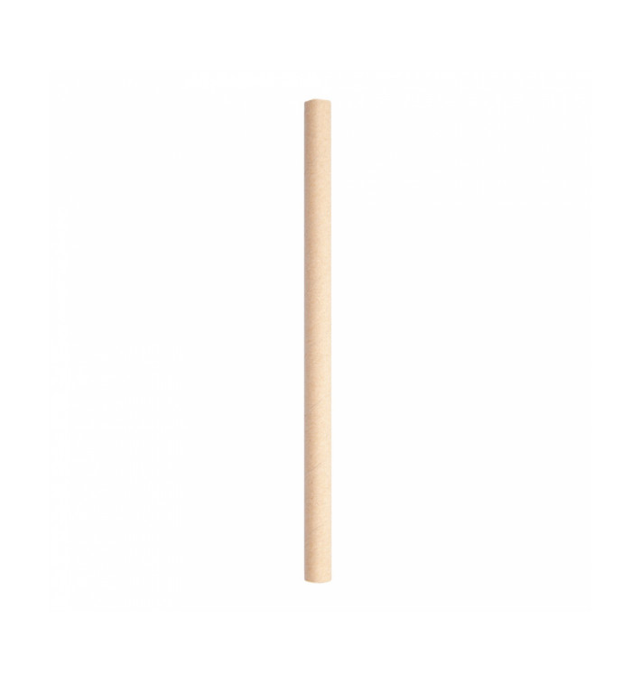 Papírová Rovná Brčka Kraft Koktejl Ø8mm 14cm (6000 Kousky) Papírová Rovná Brčka Kraft Koktejl Ø8mm 14cm (6000 Kousky)