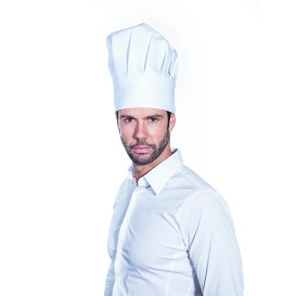 Kuchařská Čepice Chef Bavlněná Bílý (1 Kousky)