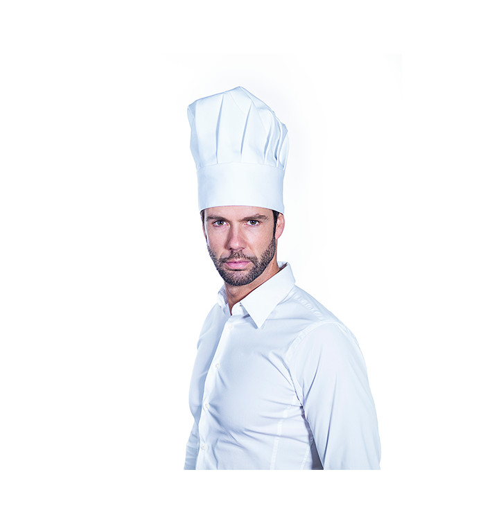 Kuchařská Čepice Chef Bavlněná Bílý (1 Kousky) Kuchařská Čepice Chef Bavlněná Bílý (1 Kousky)