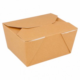 Krabička Karton Americký Přírodní 11,3x9x6,4cm 780ml (50 Kousky)