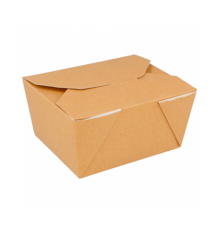 Krabička Karton Americký Přírodní 11,3x9x6,4cm 780ml (450 Kousky) Krabička Karton Americký Přírodní 11,3x9x6,4cm 780ml (450 Kousky)
