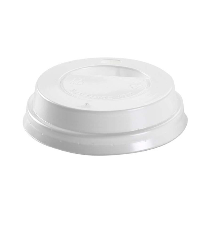 Víčko s Otvorem Bílá na Kelímek s 6Oz/8Oz Ø7,0cm (100 Kousky) Víčko s Otvorem Bílá na Kelímek s 6Oz/8Oz Ø7,0cm (100 Kousky)