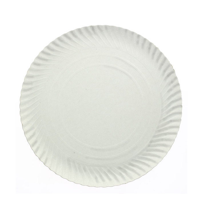 Kartonové Talíře Kulatý Bílý 100 mm 450g/m2 (2000 Kousky) Kartonové Talíře Kulatý Bílý 100 mm 450g/m2 (2000 Kousky)