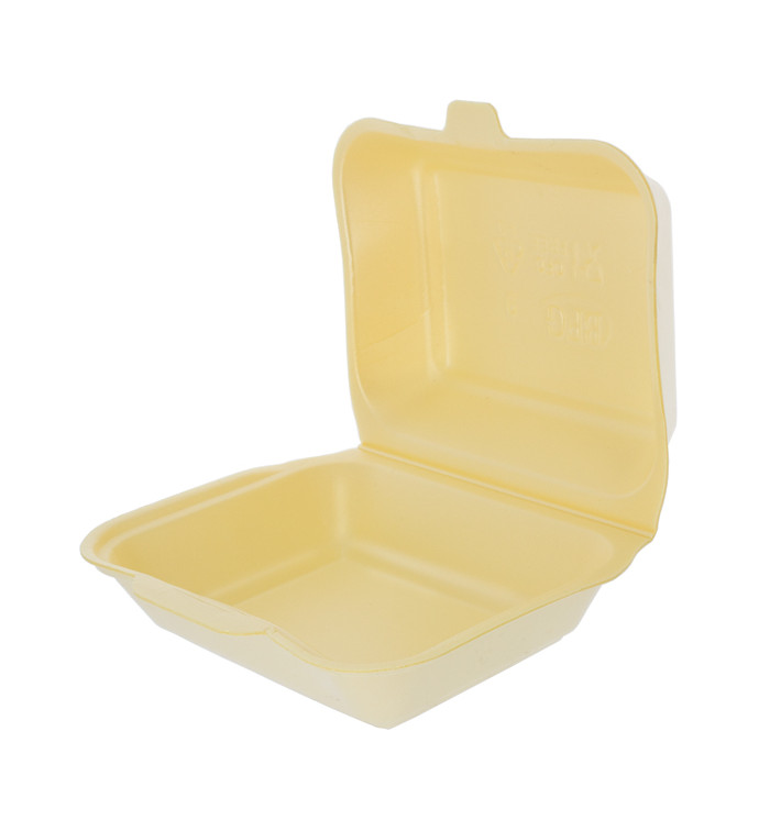 Obědová Krabička Foam Champagne 185x155x70mm (500 Kousky) Obědová Krabička Foam Champagne 185x155x70mm (500 Kousky)