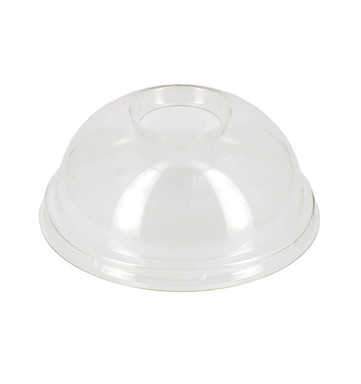 Plastové Víčko na Kelímek Vypouklé s Otvorem Kelímek PET PLA 265, 364, 425 a 550ml Ø9,5cm (100 Kousky) Plastové Víčko na Kelímek Vypouklé s Otvorem Kelímek PET PLA 265, 364, 425 a 550ml Ø9,5cm (100 Kousky)