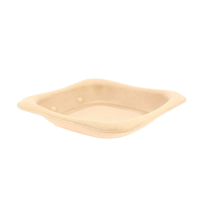 Obaly z Cukrové Třtiny 13x13cm (50 Kousky) Obaly z Cukrové Třtiny 13x13cm (50 Kousky)