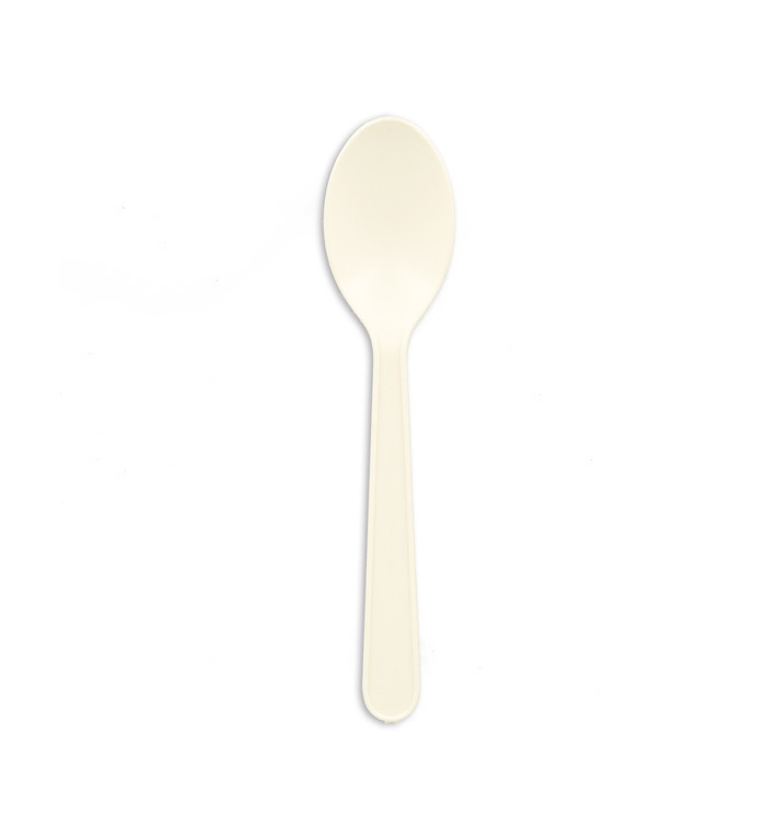 lžička Kukuřičný Škrob CPLA Bílý 12,5cm (50 Kousky) lžička Kukuřičný Škrob CPLA Bílý 12,5cm (50 Kousky)