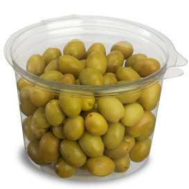 Miska kulatá s Víčkem APET Průhledný 750ml Ø150mm (20 Kousky)