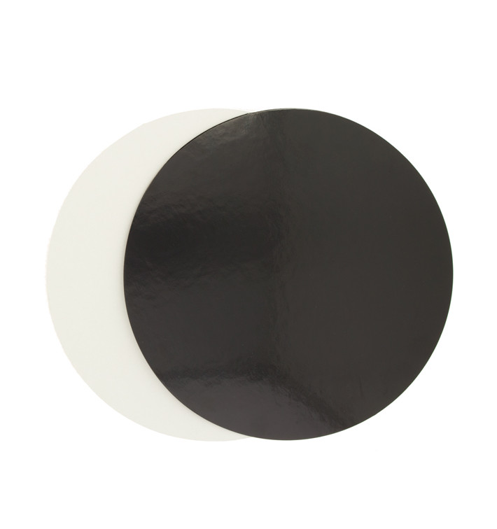 Papirové Podnos Pod Dort Černá a Bílý 230 mm (100 Kousky) Papirové Podnos Pod Dort Černá a Bílý 230 mm (100 Kousky)
