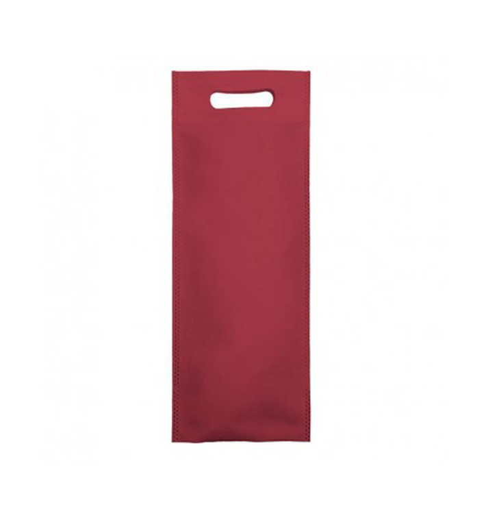Plátěná Taškna Láhev s Průhmatem Bordeaux 17+10x40cm (25 Kousky) Plátěná Taškna Láhev s Průhmatem Bordeaux 17+10x40cm (25 Kousky)