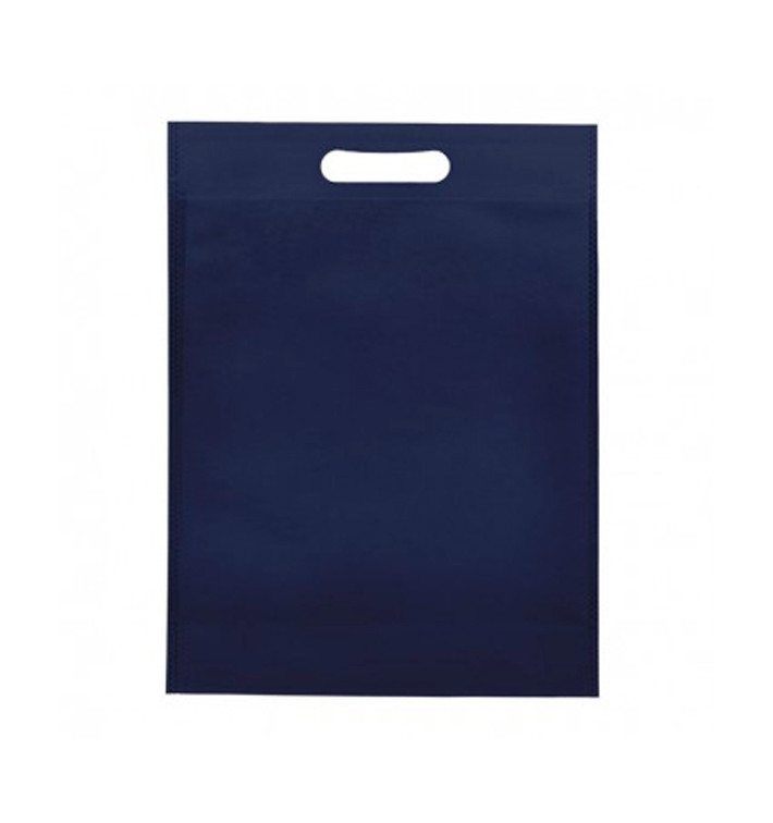 Plátěná Taška TNT s Průhmatem Námořnická Modrá 30+10x40cm (200 Kousky) Plátěná Taška TNT s Průhmatem Námořnická Modrá 30+10x40cm (200 Kousky)