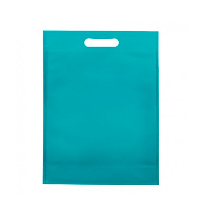 Plátěná Taška TNT s Průhmatem Aqua 30+10x40cm (25 Kousky) Plátěná Taška TNT s Průhmatem Aqua 30+10x40cm (25 Kousky)