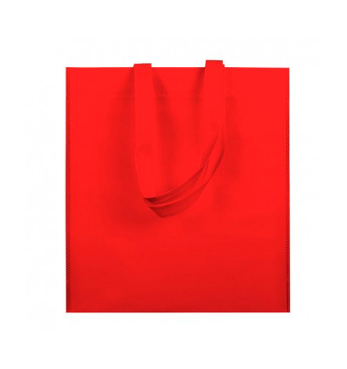 Plátěná Taška TNT s Dlouhou Rukojetí Červené 38x42 Vrstvym (200 Kousky) Plátěná Taška TNT s Dlouhou Rukojetí Červené 38x42 Vrstvym (200 Kousky)