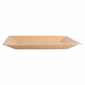 Papírové Talíř Biocated Přírodní Čtvercový 18cm (20 Kousky)
