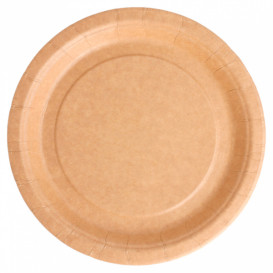 Papírové Talíř Biocated Přírodní Ø18cm (20 Kousky)