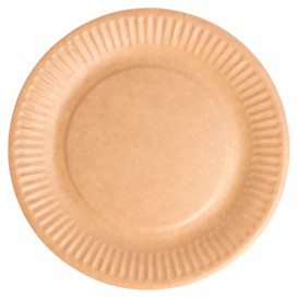 Papírové Talíř Biocated Přírodní Relieve Ø18cm (20 Kousky)