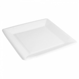 Papírové Talíř Biocated Bílý Čtvercový 18cm (400 Kousky)