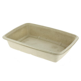 Obaly z Cukrové Třtiny PLA 950ml 23x16,5x5cm (75 Kousky)