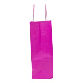 Papírové Tašky Fuchsie s Ouškems 100g 22+9x23 cm (25 Kousky)