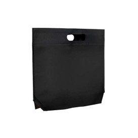 Plátěná Taška TNT s Průhmatem Černá 34+8x26cm (25 Kousky)