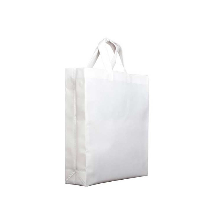 Plátěná Taška TNT PREMIUM s Krátké Rukojeti Bílá 25+10x30cm (25 Kousky) Plátěná Taška TNT PREMIUM s Krátké Rukojeti Bílá 25+10x30cm (25 Kousky)