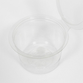 Miska kulatá s Víčkem APET Průhledný 80ml Ø70mm (50 Kousky)