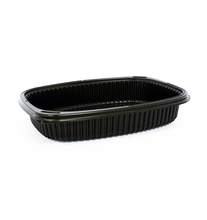 Potravinářské Obaly PP Černá 1250ml 255x189x45mm (320 Kousky) Potravinářské Obaly PP Černá 1250ml 255x189x45mm (320 Kousky)
