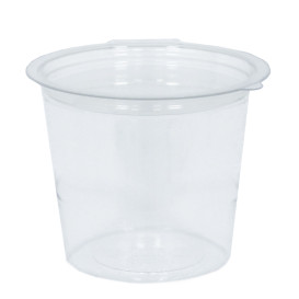 Miska kulatá s Víčkem APET Průhledný 125ml Ø70mm (81 Kousky)