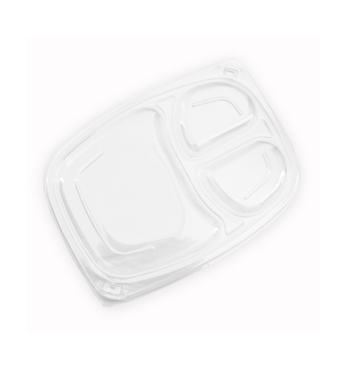 Víčko Průhledný na Obaly 3 Vrstvami 1050/1250ml 255x189x20mm (320 Kousky) Víčko Průhledný na Obaly 3 Vrstvami 1050/1250ml 255x189x20mm (320 Kousky)