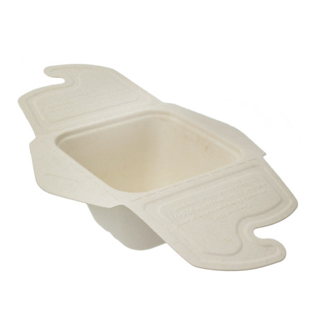 Menu Box z Cukrové Třtiny 13x13x7cm 500ml (50 Ks)