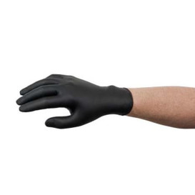 Nitrile Gloves Black Size S AQL 1.5 (1000 Units)