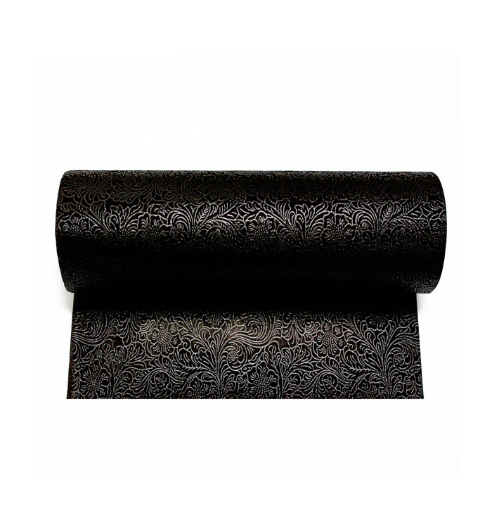Ubrusy na Roli TNT Plus Černá 0,4x50m 60g P30cm (6 Kousky) Ubrusy na Roli TNT Plus Černá 0,4x50m 60g P30cm (6 Kousky)