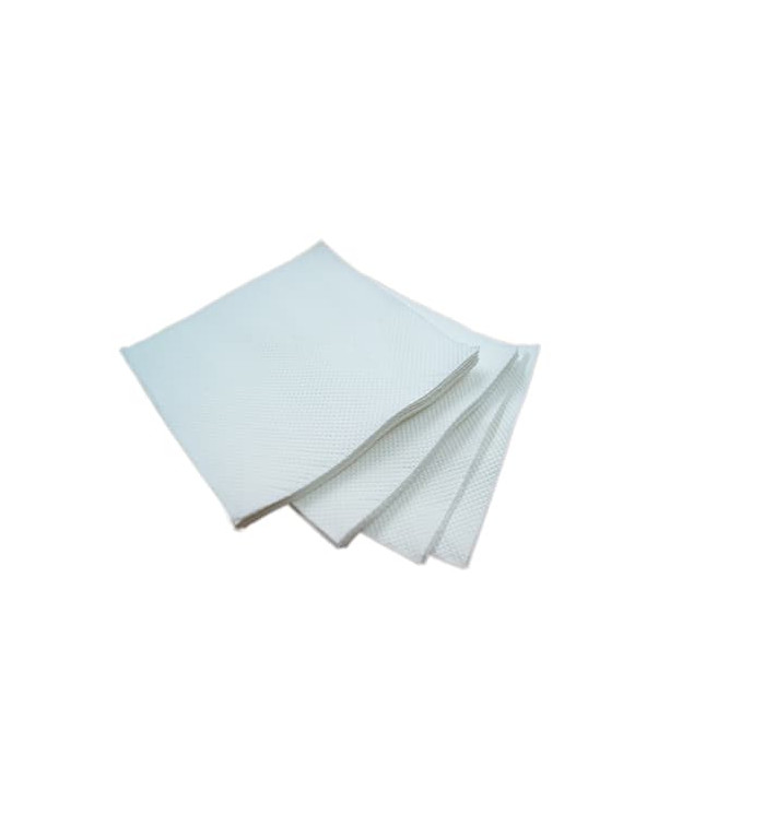 Papírové Ubrousky Mikrobod 20x20cm 2 Vrstvy Bílý ECO (100 Kousky) Papírové Ubrousky Mikrobod 20x20cm 2 Vrstvy Bílý ECO (100 Kousky)