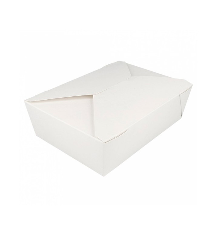 Krabička Karton Americký Bílá 19,7x14x6,4cm 1980ml (200 Kousky)