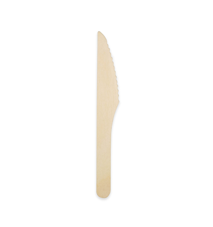 Nůž Dřevěný BIO 16,5cm (2500 Kousky) Nůž Dřevěný BIO 16,5cm (2500 Kousky)