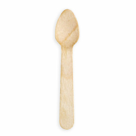 lžička Dřevěný BIO Lakovaný 9,6cm (100 Kousky)
