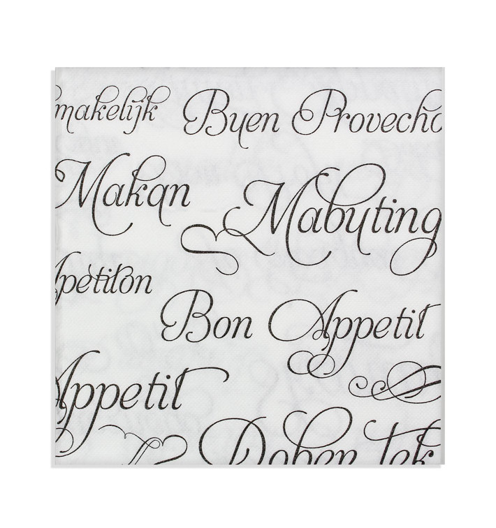 Papírové Ubrousky " Dobrou Chuť " 2 Vrstvé 40x40cm (50 Kousky) Papírové Ubrousky " Dobrou Chuť " 2 Vrstvé 40x40cm (50 Kousky)