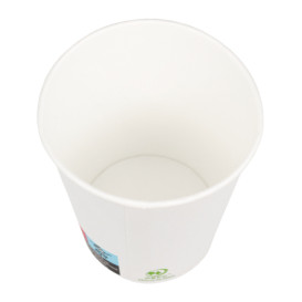 Kartonové Kelímek 9 Oz/280ml Bílý Ø8,0cm (50 Kousky)