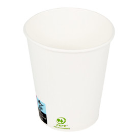 Kartonové Kelímek 9 Oz/280ml Bílý Ø8,0cm (50 Kousky)
