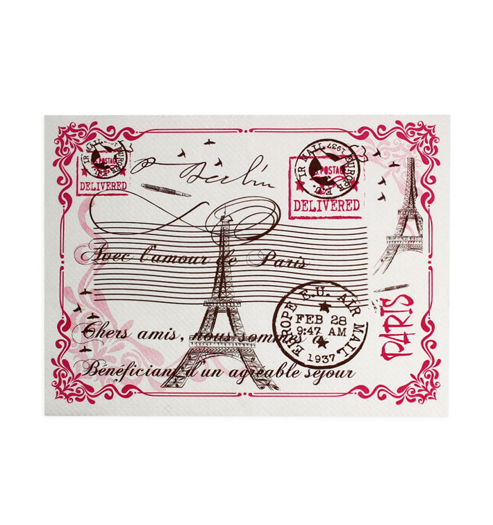 Papírové Prostírání 30x40cm " Paris " 40g (1000 Kousky) Papírové Prostírání 30x40cm " Paris " 40g (1000 Kousky)