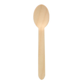 lžíce Dřevěný BIO Balené 16cm (500 Kousky)