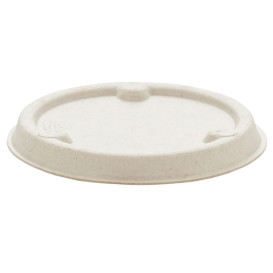 Sucarcane Lid Container 60ml Natural Ø6,0cm (100 Units)