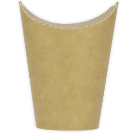 Kelímek Nepromastitelný Karton Kraftový Efekt s Chlopní 16Oz/480ml (50 Kousky)