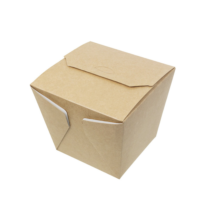Krabička na Potraviny pro Fast Food Wok Kraft 450ml (300 Kousky) Krabička na Potraviny pro Fast Food Wok Kraft 450ml (300 Kousky)