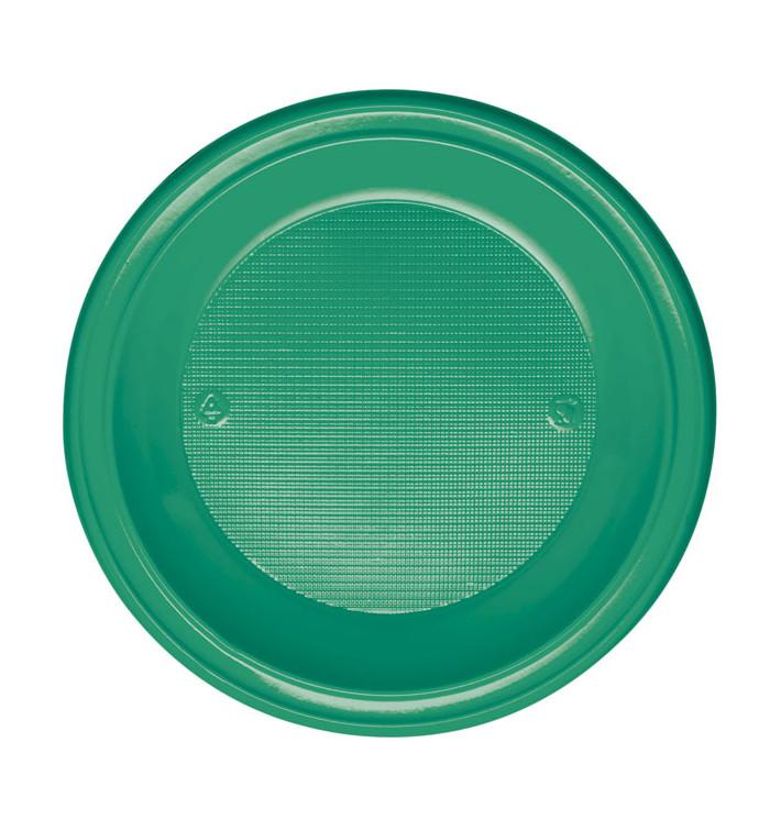 Plastové Talíř PS na Polévku Zelený Ø220mm (30 Kousky) Plastové Talíř PS na Polévku Zelený Ø220mm (30 Kousky)