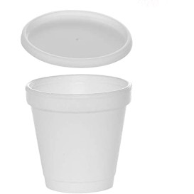 Víčko PS na Kelímek Foam EPS 4Oz/120ml Ø6,9cm (100 Kousky)