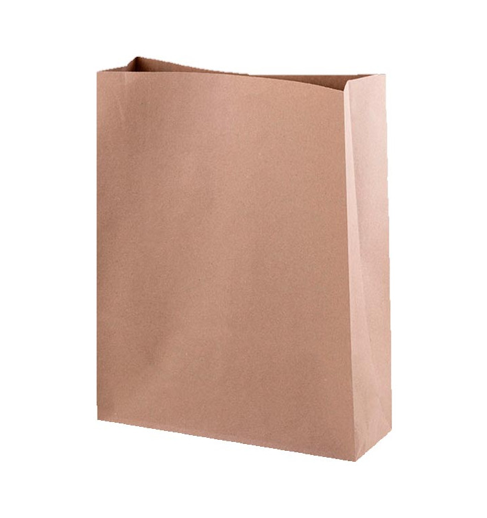 Papírové Sáčky bez Plochým Kraft 26+9x31cm (25 Kousky) Papírové Sáčky bez Plochým Kraft 26+9x31cm (25 Kousky)