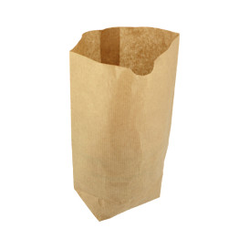 Paper Bag with Hexagonal Base Kraft 23x35cm (1000 Units)